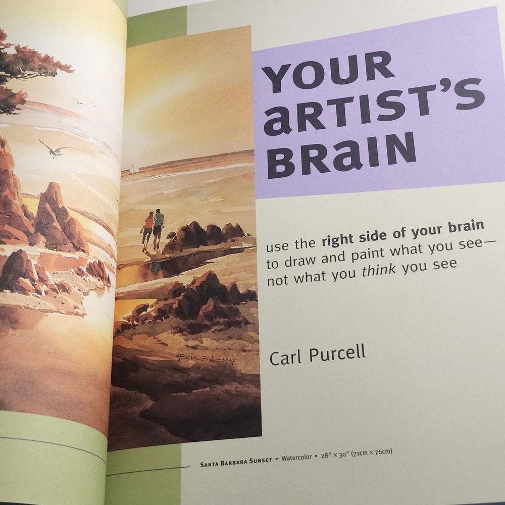 Carl Purcell Your Artists Brain Book Multicolor Art Instruction - Picture 4 of 6